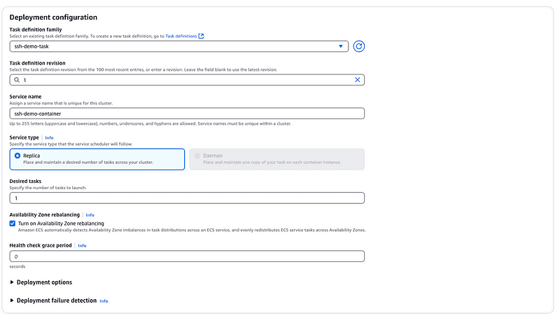 SSH into a Docker Container on AWS Fargate